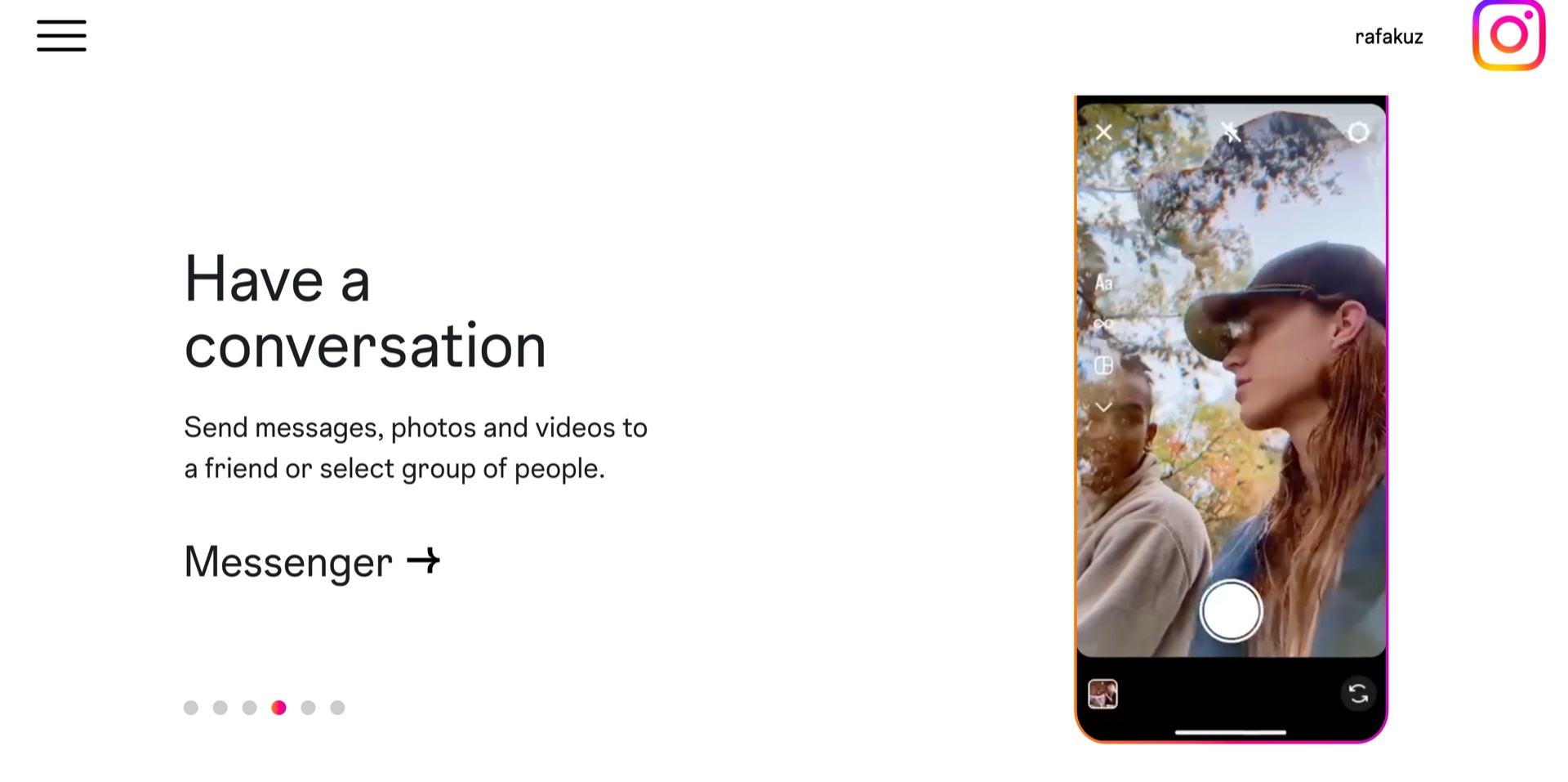 about.instagram.com — Have a conversation